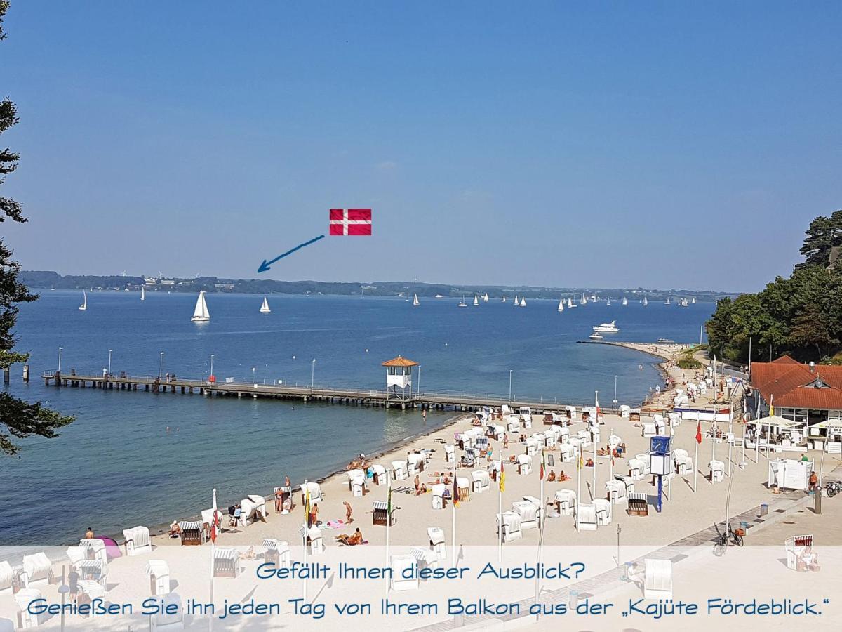 Fewo1846 Intermar - Kajuete Foerdeblick - Familienfreundliches Studioapartment Mit Balkon Und Meerblick Глюксбург Экстерьер фото